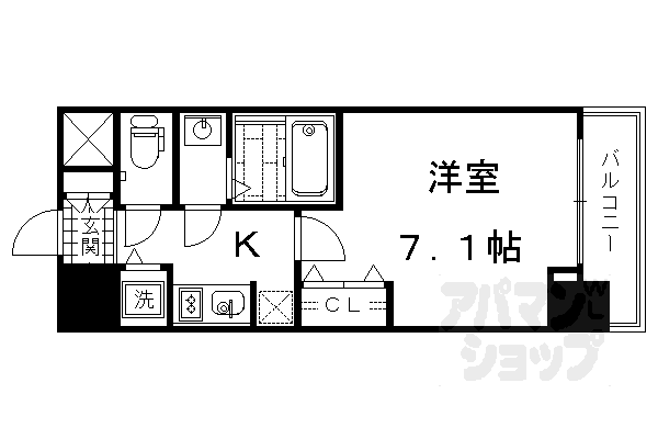 京都府京都市下京区南夷町 京都駅 1K マンション 賃貸物件詳細