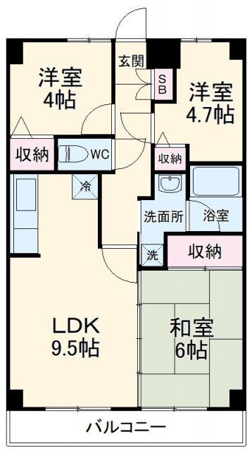 神奈川県相模原市緑区橋本７ 橋本駅 3LDK マンション 賃貸物件詳細