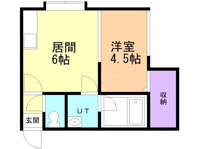 北海道札幌市豊平区月寒東三条１８ 福住駅 1DK アパート 賃貸物件詳細