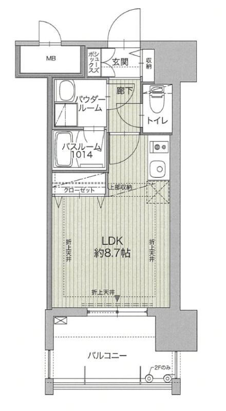 グランフォーレ博多ウォーターフロント 14階 ワンルーム 賃貸物件詳細