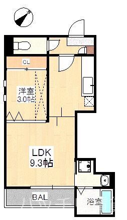 福岡県福岡市早良区室見３ 室見駅 1LDK アパート 賃貸物件詳細