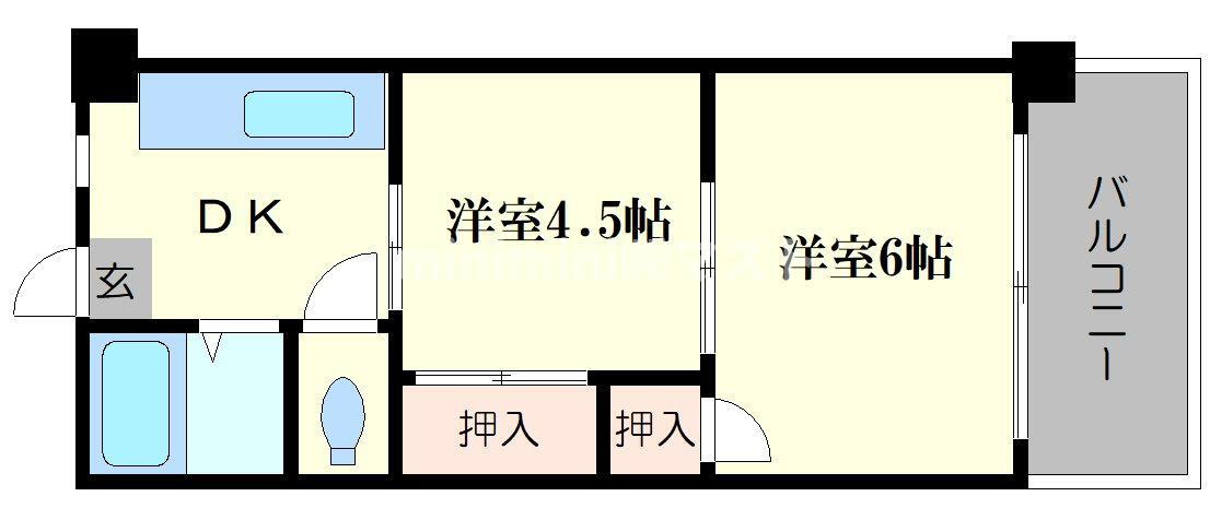 大阪府大阪市浪速区元町３ 大国町駅 2DK マンション 賃貸物件詳細