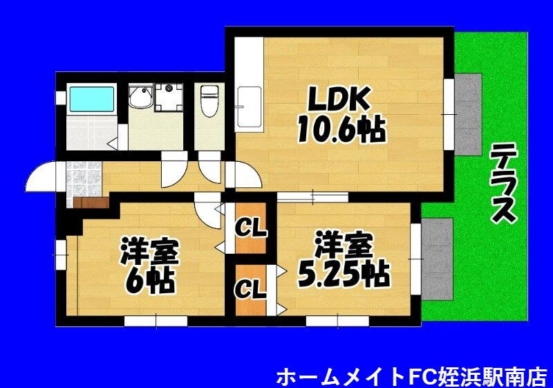 福岡県糸島市南風台２ 筑前前原駅 2LDK アパート 賃貸物件詳細