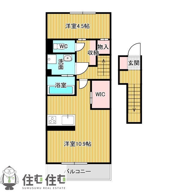愛知県豊田市下林町３ 上挙母駅 1LDK アパート 賃貸物件詳細