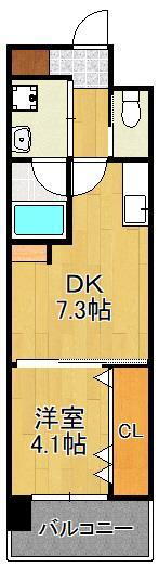 福岡県北九州市小倉北区金田１ 西小倉駅 1DK マンション 賃貸物件詳細