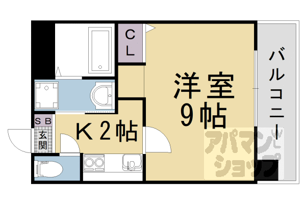京都府京都市山科区東野北井ノ上町 東野駅 1K マンション 賃貸物件詳細