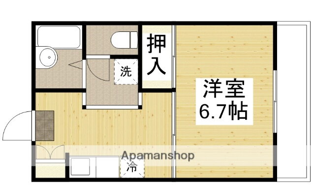 広島県福山市本庄町中１ 福山駅 1K アパート 賃貸物件詳細