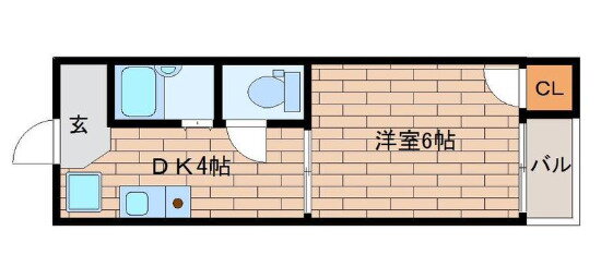 大阪府大阪市東淀川区上新庄３ 上新庄駅 1DK マンション 賃貸物件詳細