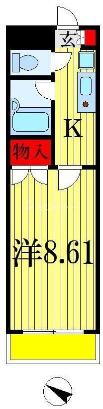 千葉県千葉市稲毛区轟町５ 天台駅 1K マンション 賃貸物件詳細