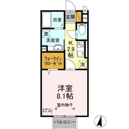 千葉県松戸市常盤平３ 常盤平駅 1K アパート 賃貸物件詳細