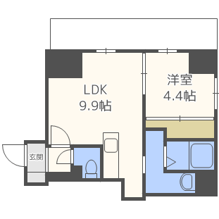 北海道札幌市中央区北二条東８ 苗穂駅 1LDK マンション 賃貸物件詳細