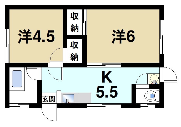 京都府木津川市加茂町里南古田 加茂駅 2K アパート 賃貸物件詳細