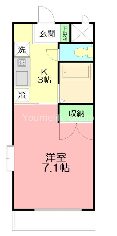 神奈川県平塚市榎木町 平塚駅 1K マンション 賃貸物件詳細