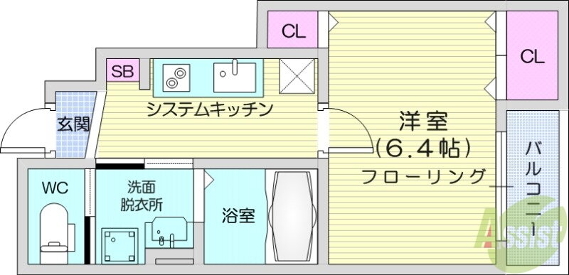 宮城県仙台市青葉区台原６ 東照宮駅 1K アパート 賃貸物件詳細