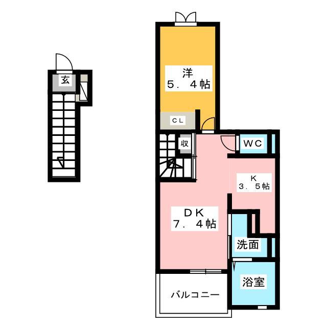 愛知県名古屋市天白区野並２ 野並駅 1LDK アパート 賃貸物件詳細