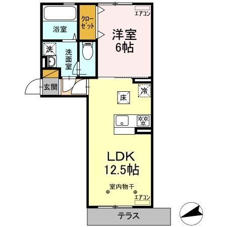 千葉県千葉市緑区おゆみ野３ 鎌取駅 1LDK アパート 賃貸物件詳細