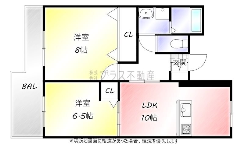 セントフォール笠松 9階 2LDK 賃貸物件詳細