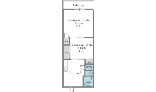 大阪府大阪市東成区中道１ 森ノ宮駅 2DK マンション 賃貸物件詳細