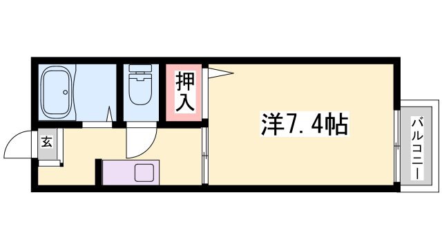 兵庫県加東市社 滝野駅 1K アパート 賃貸物件詳細