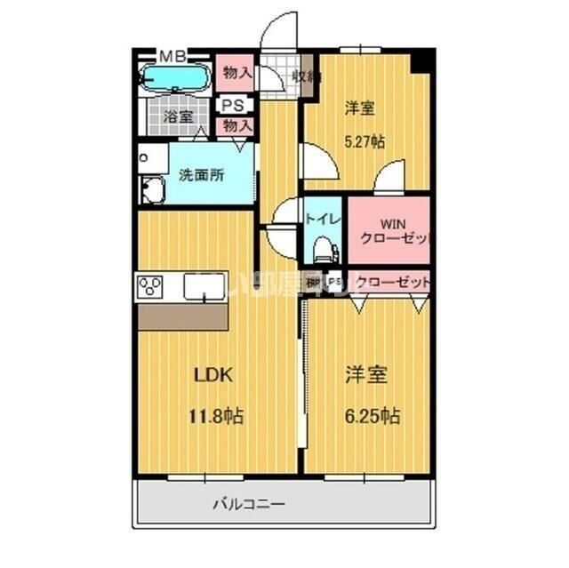 埼玉県熊谷市別府５ 籠原駅 2LDK マンション 賃貸物件詳細