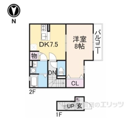 奈良県橿原市土橋町 真菅駅 1DK アパート 賃貸物件詳細