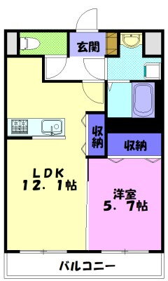 栃木県宇都宮市西川田３ 雀宮駅 1LDK マンション 賃貸物件詳細