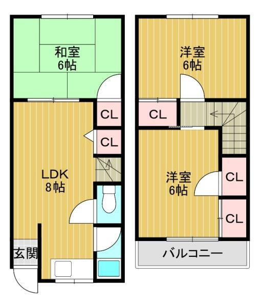 大阪府大阪市平野区加美北６ 平野駅 3LDK 一戸建て 賃貸物件詳細