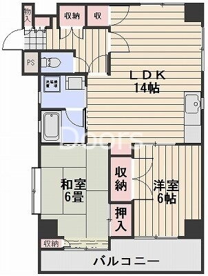 岡山県岡山市北区岡町 大元駅 2LDK マンション 賃貸物件詳細