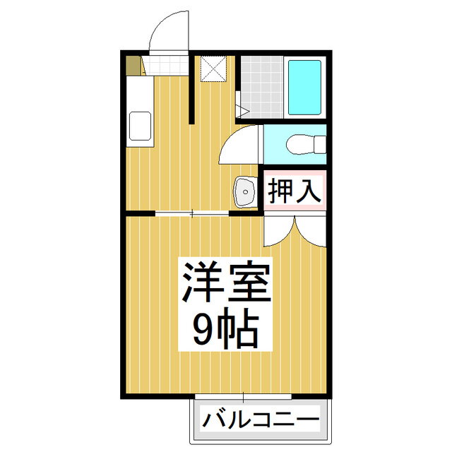 長野県長野市大字稲葉 長野駅 1K アパート 賃貸物件詳細