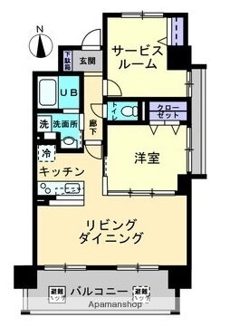 岡山県岡山市北区弓之町 城下駅 2LDK マンション 賃貸物件詳細