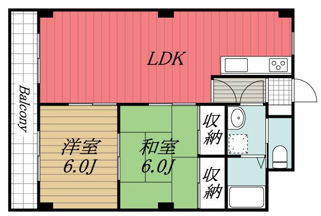 千葉県市原市五井中央西１ 五井駅 2LDK マンション 賃貸物件詳細