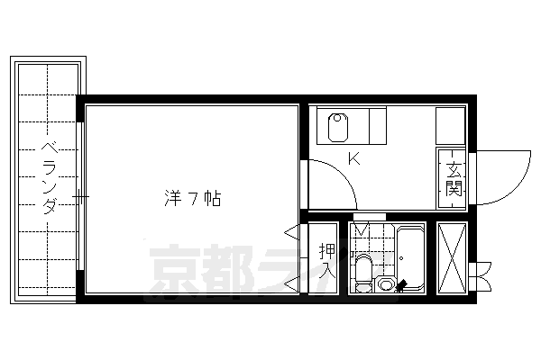 京都府京都市東山区大和大路１ 七条駅 1K マンション 賃貸物件詳細