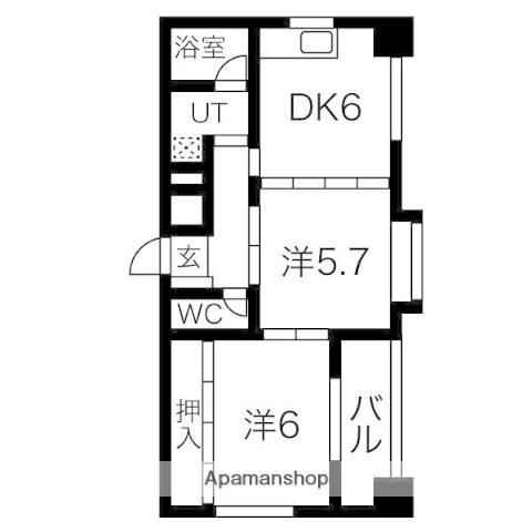 愛知県名古屋市北区平安２ 平安通駅 2DK マンション 賃貸物件詳細