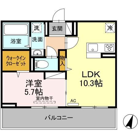 鹿児島県姶良市宮島町 帖佐駅 1LDK アパート 賃貸物件詳細