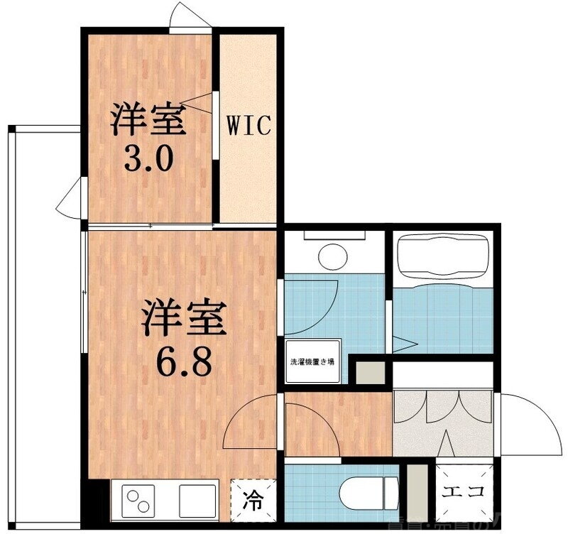 ＴＲＥＢＩＮＡ　ＡＹＡＫＡ 3階 1DK 賃貸物件詳細