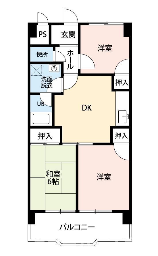 香川県善通寺市文京町２ 善通寺駅 3DK マンション 賃貸物件詳細