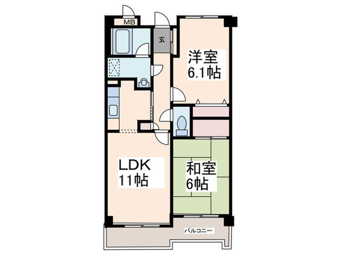 神奈川県横浜市青葉区柿の木台 藤が丘駅 2LDK マンション 賃貸物件詳細