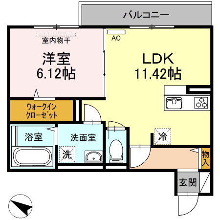 広島県尾道市長江２ 尾道駅 1LDK アパート 賃貸物件詳細