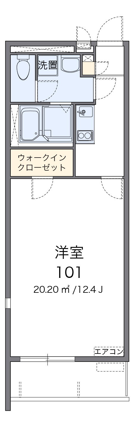 コンフォルト 1階 1K 賃貸物件詳細