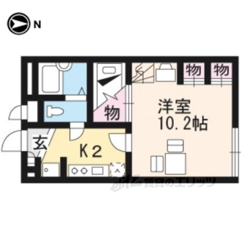 京都府京都市上京区大東町 円町駅 1K アパート 賃貸物件詳細