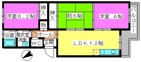 清永ビル 4階 3LDK 賃貸物件詳細