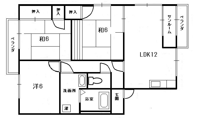 石川県金沢市泉野町５ 野町駅 3LDK アパート 賃貸物件詳細