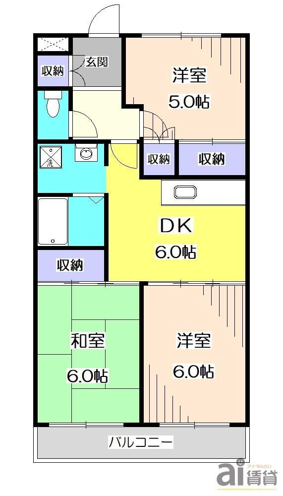 埼玉県狭山市狭山 狭山市駅 3DK マンション 賃貸物件詳細