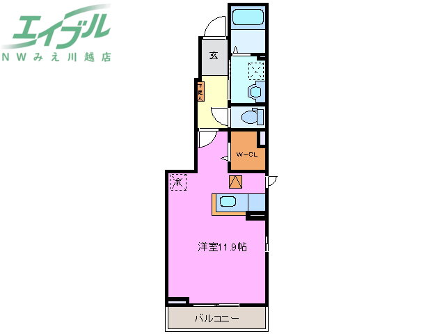 三重県桑名市大字江場 益生駅 ワンルーム アパート 賃貸物件詳細