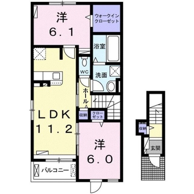 茨城県稲敷郡阿見町中央５ 荒川沖駅 2LDK アパート 賃貸物件詳細