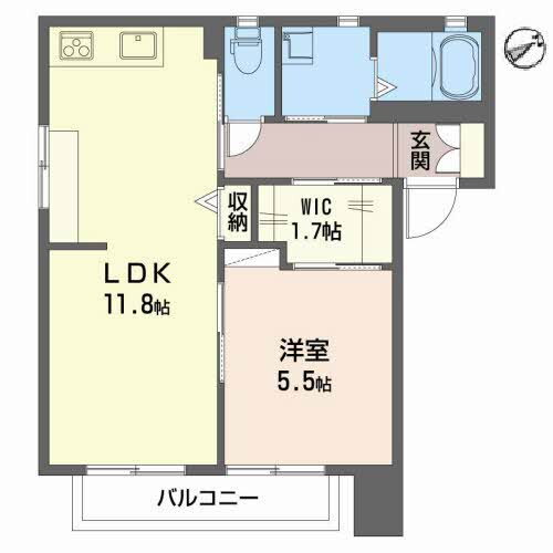 広島県福山市曙町２ 東福山駅 1LDK アパート 賃貸物件詳細
