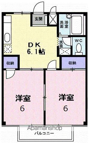 千葉県千葉市中央区矢作町 千葉駅 2DK アパート 賃貸物件詳細