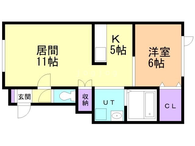 北海道釧路市新富町 釧路駅 1LDK アパート 賃貸物件詳細