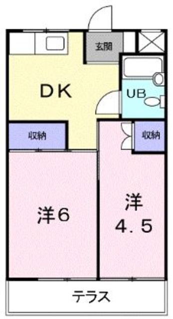 埼玉県上尾市緑丘２ 北上尾駅 2DK アパート 賃貸物件詳細