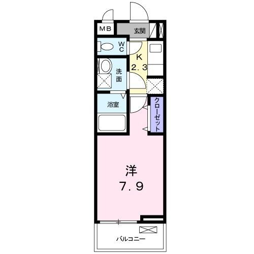 神奈川県大和市福田 高座渋谷駅 1K アパート 賃貸物件詳細